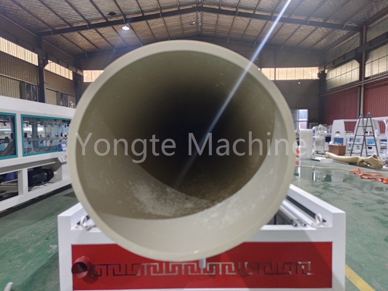 Yongte Plastic Machinery overcomes the production difficulties of 630mm PVC pipes and promotes the quality advancement of the industry