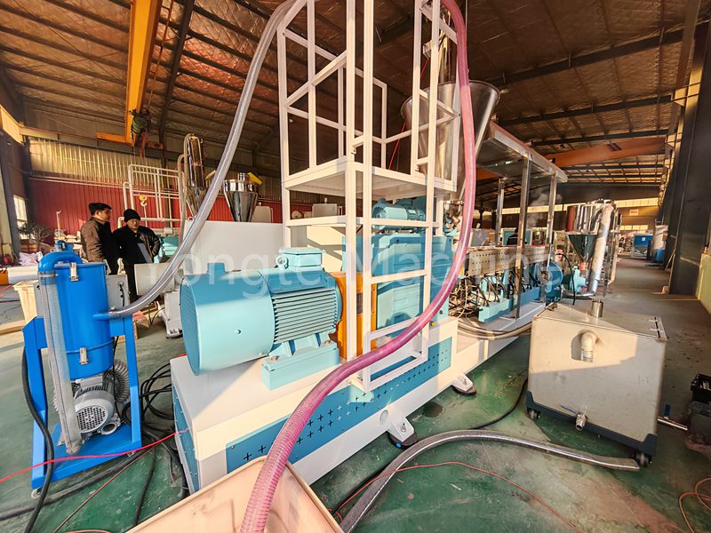Yongte Upgrade WPC granulator machine tested successfully with high capacity and low power consumption