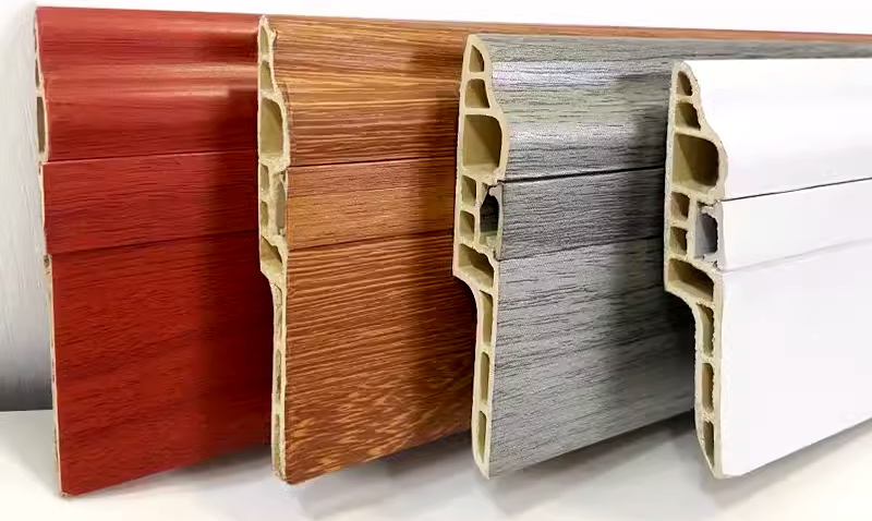 Efficient and environmentally friendly! Yongte Plastic Machinery's PVC skirt board production line seizes the overseas 10+ billion market blue ocean​