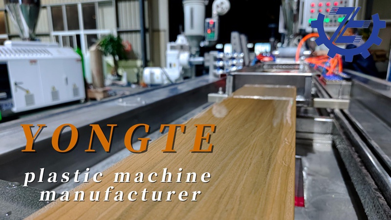 Production process of wood plastic materials