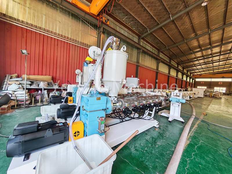 Yongte 75-125mm Three layer PPR Pipe Production Line Successfully inpsected