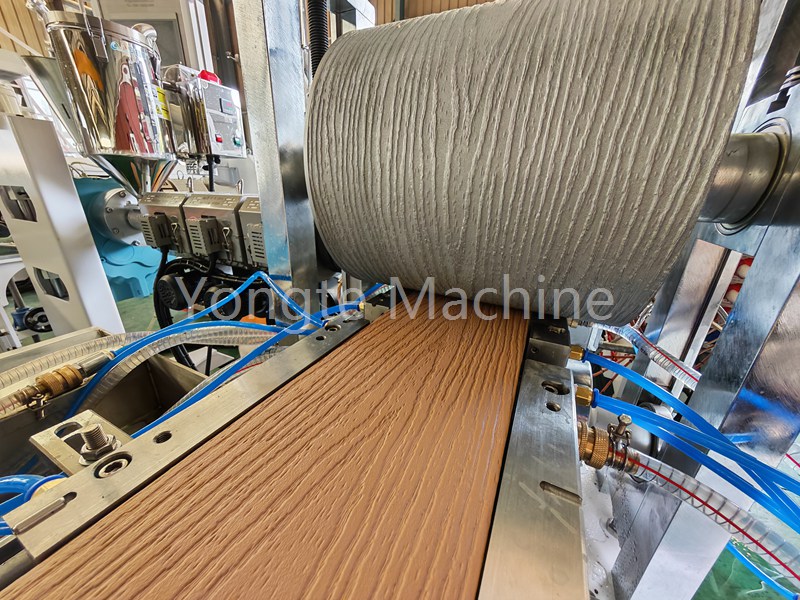 How to adjust the depth of embossing on WPC decking?