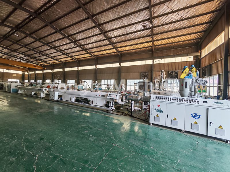 16-63mm high speed PE pipe Production Machine for Argentina Customer