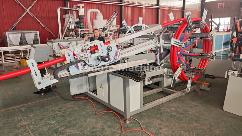 Yongte 63mm Double station HDPE Pipe Auto Winder has passed all performance tests