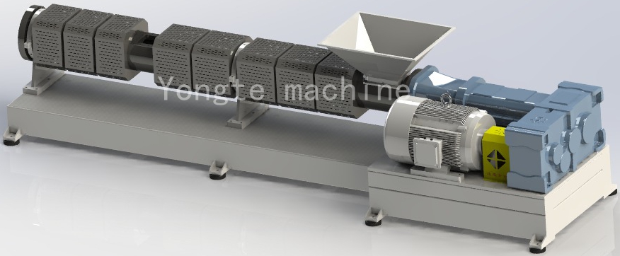 African client order Yongte high-performance Plastic recycling extruder
