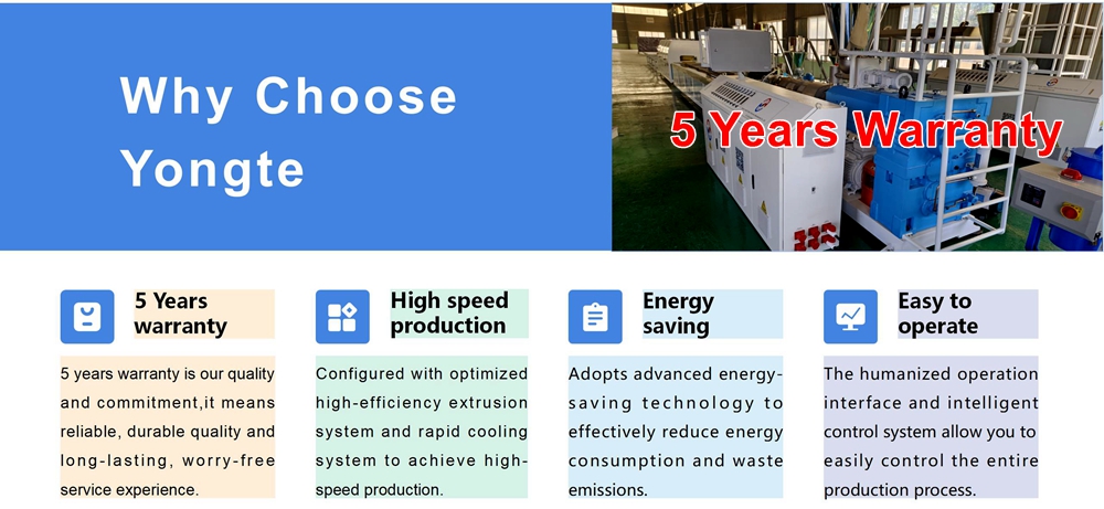 Why choose Yongte WPC machine?