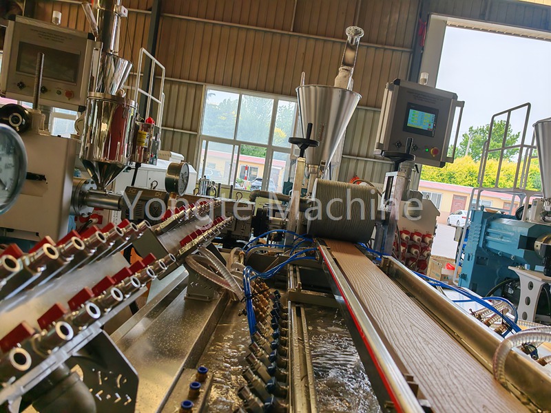 How often should the WPC Extrusion Machine be lubricated?