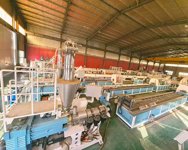 Yongte assisted clients in optimizing WPC decking production line achieving 40% higher output