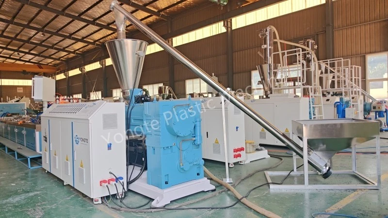 4 Cavity Plastic Profile Extrusion Line