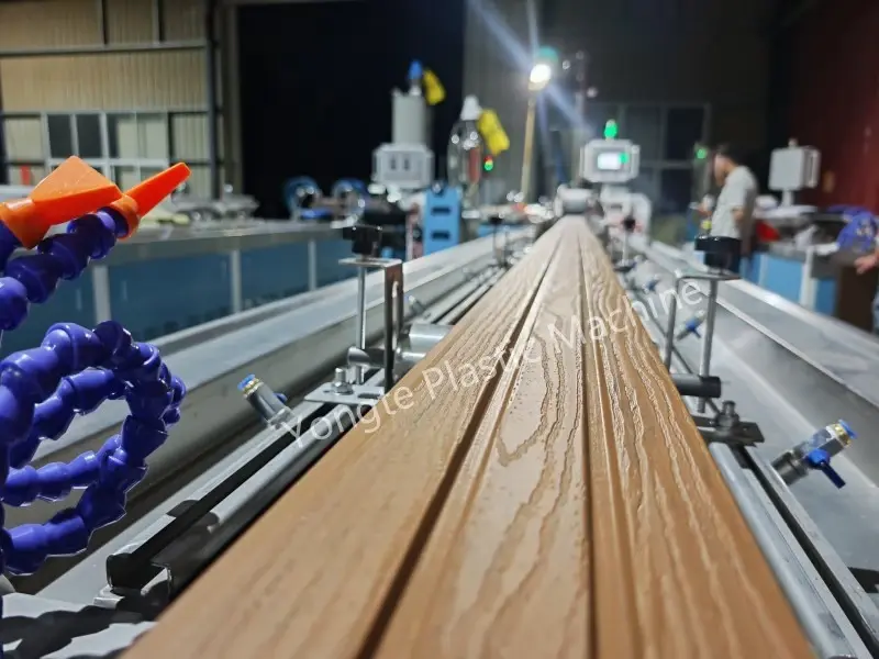 Complete Wood Plastic Machine Plant for Europe Customer