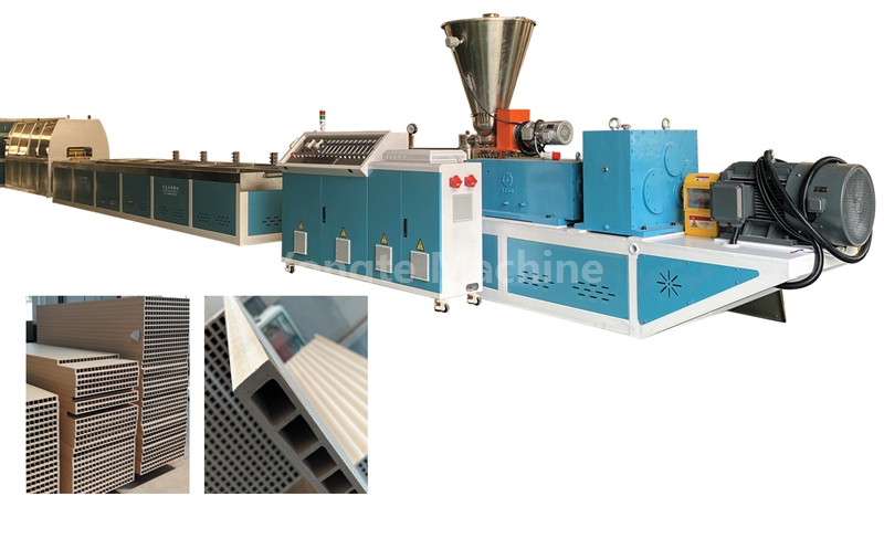 high efficiency WPC door panel extruder