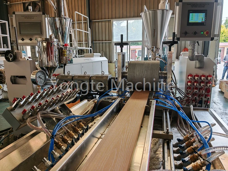 wood plastic composite WPC extruder machine