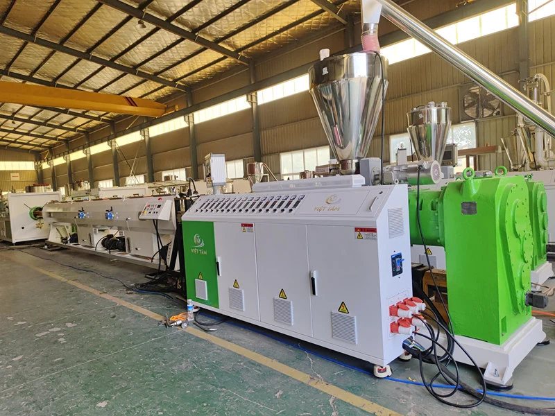 What raw material formula can our PVC pipe machine process?