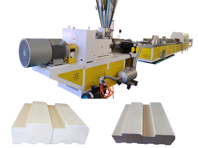 PVC WPC Solid Door Frame Production Extrusion Machine Line