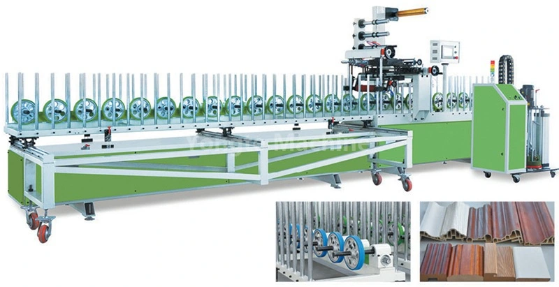 WPC Door Frame PUR Lamination Machine
